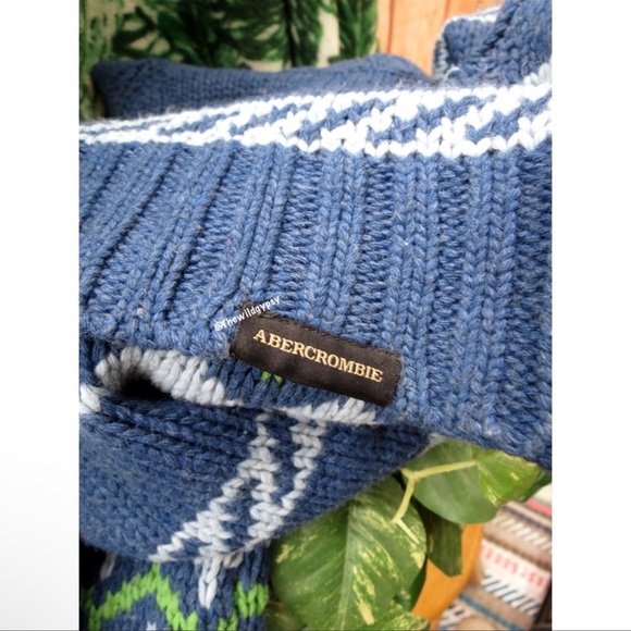 Vintage Abercrombie funky retro oversized sweater 🦋 - Picture 6 of 8
